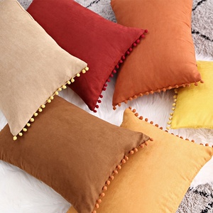 Luxurious Nordic Soft Hair Ball Pillow Case Decorative Cushion Cover - Product Image 4