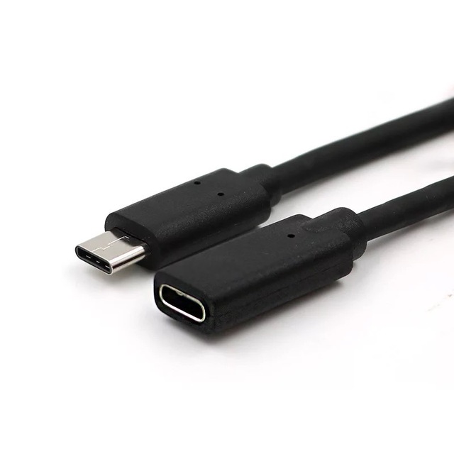 USB-C PD60W 3A Power Adapter Extension Cable USB-C Male to Female Laptop-specific Extension Cable Audio and Video Adapter Cable