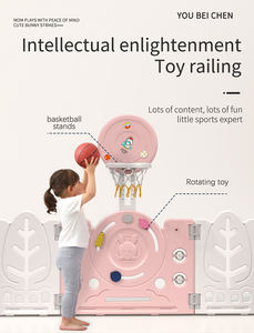 Combinazione di Giocattoli in Plastica per Bambini, Arredamento Parco Giochi Interno di Design Moderno e Box Sicuro per Neonati - Product Image 2