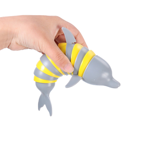 2025 Usine En Gros Ventes Directes Nouveau Fidget Décompression Jouet Animal De Mer En Plastique Doigt Dauphin Fidget Jouet - Product Image 5