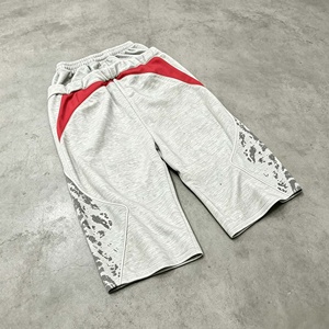 Streetwear Double Waistband Casual <b>Pants</b> 100%Cotton Print Mens Oversized Vintage <b>Pants</b> - Product Image 2