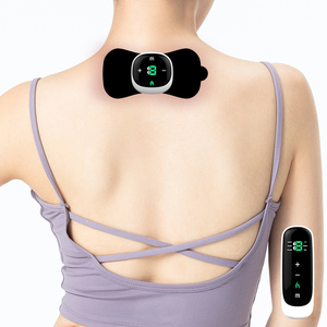 Masseur sans fil électrique EMS Shiatsu à vibrations et chaleur infrarouge pour le cou, le dos et les épaules, avec télécommande sans fil et 6 modes de massage - Product Image 2