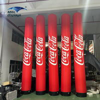 Colonne publicitaire gonflable imprimée sur mesure, scellée à l'air
