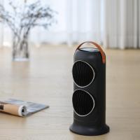 Chauffage numérique PTC 2400W en plastique avec double sortie d'air, ventilation, tour intelligente portable autoportante, télécommande et contrôle par application
