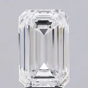 Diamante sintetico CVD 5.24CT taglio smeraldo E VVS2 2EX Lab sviluppato diamante sciolto 5 carati Lab Grown Diamond