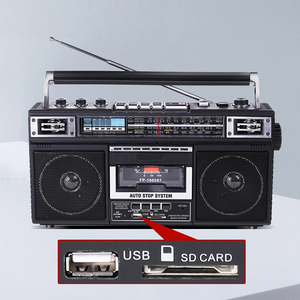 Hot Sale Retro Portable Cassette Recorder AM FM SW Radio BT <b>USB</b> TF Card Dual <b>Speakers</b> For Home Office Travel Use Stereo - Product Image 5