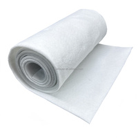 1mm 3mm Dickes 100% Polyester Nadelfilz Atmungsaktives Umweltfreundliches Weißes Filz Sublimationsbeständiges Hitzebeständiges Futtermaterial auf Rolle
