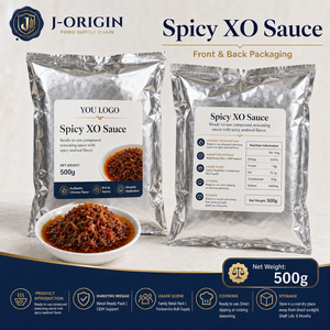 ซอสพริก <span class=keywords><strong>XO</strong></span> พรีเมียม รสเผ็ด สำหรับอาหารทะเลจีน บรรจุถุง 500 กรัม เครื่องปรุงรสสำหรับธุรกิจอาหาร รับผลิตแบรนด์ส่วนตัว (OEM) - Product Image 2