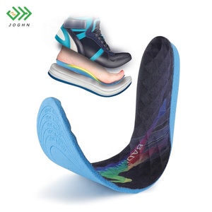 JOGHN-plantillas de zapatos suaves antideslizantes para <span class=keywords><strong>fascitis</strong></span> <span class=keywords><strong>Plantar</strong></span>, almohadillas de cojín de tacón, suelas planas de tela para correr - Product Image 3