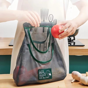 Sac de rangement mural en tissu moderne pour fruits et légumes, housse portable respirante et anti-poussière pour balcon - Product Image 4