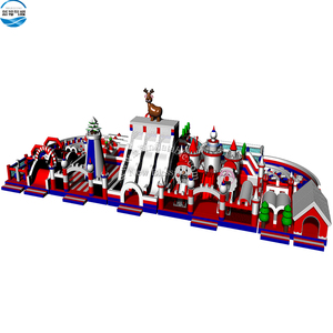 Indoor <b>Inflatable</b> Christmas Theme Park, Outdoor Amusement Park Equipment, <b>Game</b> for Sale <b>Inflatable</b> Playground Inflat - Product Image 4