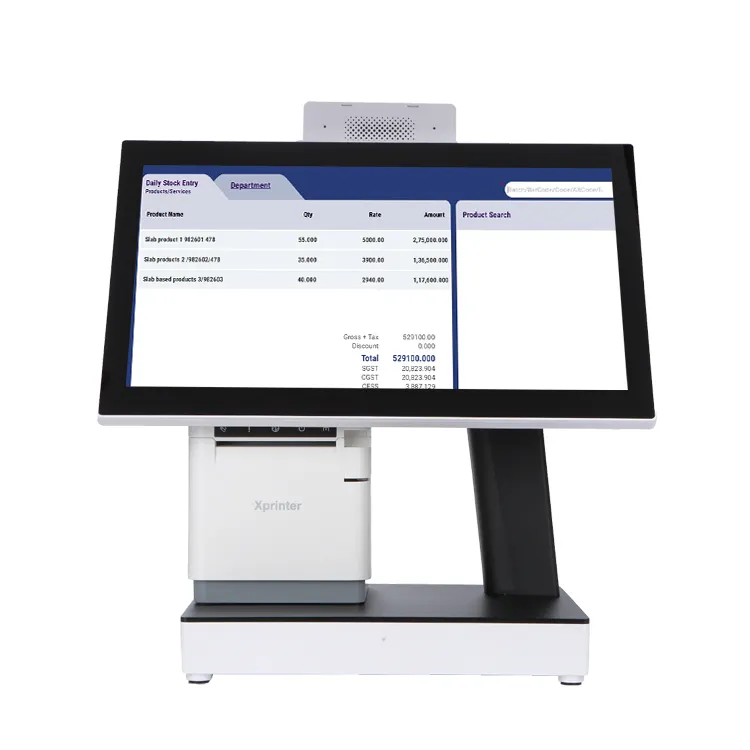 All-in-One-Touchscreen-Abrechnung maschinen systeme Verkauf Restaurant Terminal Pos Registrier kasse