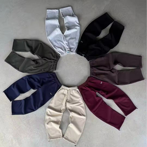 OEM 100% cotton tùy chỉnh thể thao thiết lập nhà sản xuất hai mảnh Tracksuit với đơn giản thêu thư thiết kế - Product Image 2