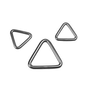 Gian lận phụ kiện phần cứng tam giác đều vòng thép không gỉ tam giác vòng - Product Image 6