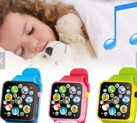 Enfants jouet éducatif montre-bracelet intelligente multifonction apprentissage écran tactile jeux antistress amusant Gadgets nouveauté jouets (vert)