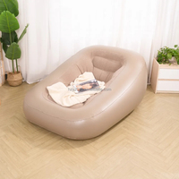 Chaise inclinable simple gonflable automatique pliable de conception moderne de famille pour le camping extérieur de chambre à coucher et le Tatami paresseux