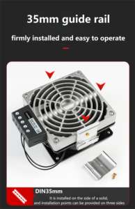 तापमान नियंत्रक hvl031 स्थिर तापमान डिवाइस तापमान संरक्षण इलेक्ट्रिक प्रशंसक एल्यूमीनियम मिश्र धातु हीटर के साथ - Product Image 3