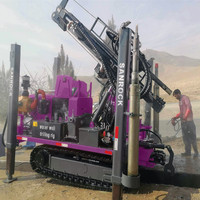 Plateforme de forage hydraulique pour puits d'eau, équipement de forage d'eau profonde de 300 m, machine de forage de puits d'eau portable