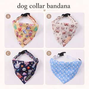Bandanas pour chiens personnalisées en polyester doux, accessoires pour animaux de compagnie, idéales pour anniversaires et Noël, vente en gros - Product Image 3