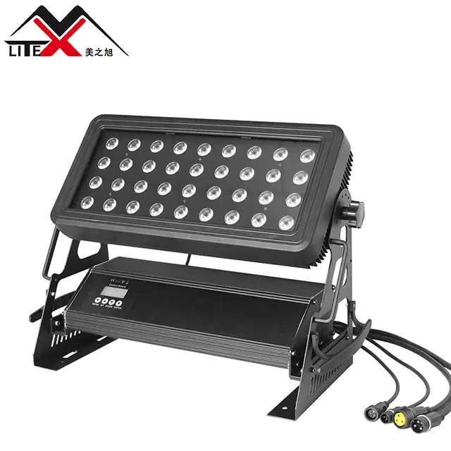 建築用洗浄dmx512ip65防水rgbw 4in1 10w * 36 ledウォールライト