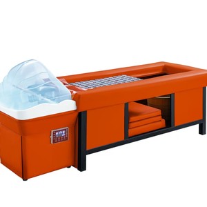 Table de massage pour lavage capillaire et moxibustion, lit de spa thaïlandais pour thérapie crânienne et soins corporels - Product Image 6