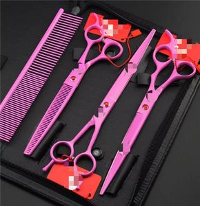 Tijeras profesionales de alta calidad para peluquería de mascotas, tijeras de corte de 8 pulgadas, curvas, para perros y cachorros, para adelgazar el pelo - Product Image 6