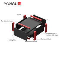 Yonggu Oem Boîtier d'armoire en alliage personnalisé Industries du transport Boîtier d'instrument de contrôleur 3U Châssis de serveur en aluminium
