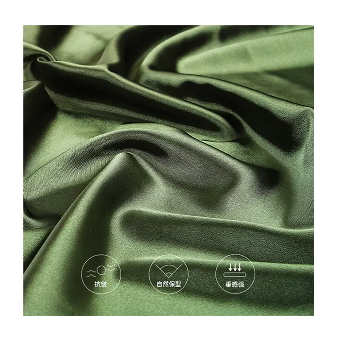 Discount Price Soft Waterproof Textile Silk 95%polyester+5%spandex Satin Lining Fabric