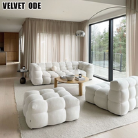 Nouveauté 2026 Canapé Sectionnel Boba Élégant Confort en Peluche Durable Luxe Écologique Gain de Place Mobilier pour Petits Espaces