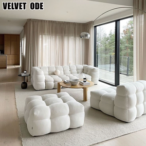 أريكة بوبا قطاعية أنيقة جديدة لعام 2026، مريحة وفاخرة ومتينة وصديقة للبيئة وموفرة للمساحة، مناسبة للأماكن الصغيرة - Product Image 3