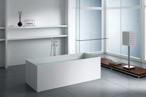 <span class=keywords><strong>Baignoire</strong></span> autoportante moderne en acrylique à surface solide | <span class=keywords><strong>Baignoire</strong></span> <span class=keywords><strong>de</strong></span> trempage profonde <span class=keywords><strong>de</strong></span> qualité supérieure avec des formes personnalisées - Product Image 5