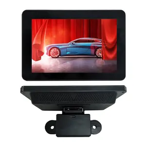Monitor iklan taksi 10.1 inci, layar tampilan iklan taksi GPS Android 3G/4G/wifi