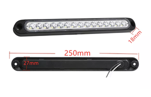 Đèn Hậu Xe Tải Rơ Moóc 25Cm 12V 24V 15 <span class=keywords><strong>LED</strong></span> Đèn Phanh Sau Đèn Báo Hiệu Dừng Cho Xe Tải Đèn Phanh Sau 10-30V - Product Image 5
