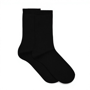 Ankle <b>Socks</b> Solid Color Breathable Knitted Cotton Men Women Casual Wear <b>Black</b> Gray White 4 Pairs - Product Image 5