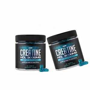 Gummies de créatine monohydrate en marque privée OEM, gummies pré-entraînement pour la croissance musculaire, pilules - Product Image 6