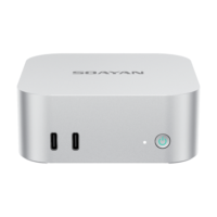 Mini PC N5 con Intel N100 Quad Core, 12GB LPDDR5, HDMI, DP, 4K, Doble LAN, Doble Tipo-C, Compatible con Win11 Pro y Linux