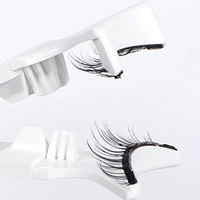 Marque privée Sans colle Cils Faux cils magnétiques réutilisables Cils magnétiques doux 3D d'aspect naturel sans eyeliner