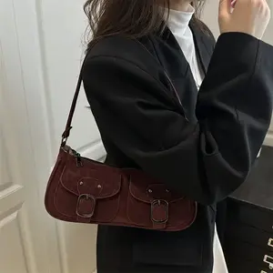 Sac à bandoulière rétro à imprimé léopard pour femme, sac de bras pour femme, sacoche décontractée et portable - Product Image 3