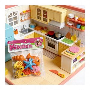 Kids Role <b>Play</b> House <b>Kitchen</b> Food Toy Set Pretend <b>Play</b> Cutting Fruit Vegetable 12+ Years Old Educational <b>Plastic</b> Toysrunner - Product Image 6