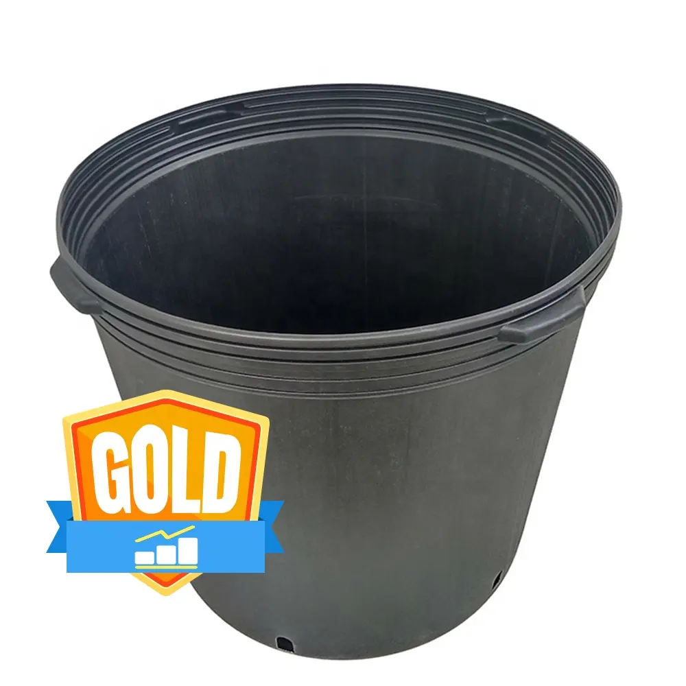 Hoge Kwaliteit Zwart Hdpe Plastic 20 Gallon Nursery Groeiende Potten Voor Boom