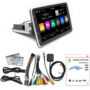 Radio para Auto Giratorio de 1 Din y 10.1 Pulgadas 360 °   Reproductor de Video MP3 <span class=keywords><strong>MP4</strong></span> con Pantalla Giratoria, CarPlay y Android Auto Inalámbricos, Navegación GPS y Bluetooth - Product Image 1