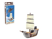 Puzzle 3D personnalisé en gros, modèle animal marin - Tyrannosaure, puzzle en papier avec moins de 50 pièces pour enfants de 2 à 13 ans, jouet éducatif DIY
