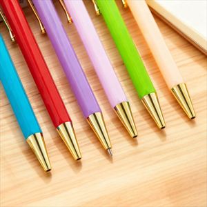 Best-selling Custom Luxury Plastic Ballpoint <b>Pens</b> Wholesale Slim Signature Custom Logo Promotional Advertising <b>Pens</b> - Product Image 3