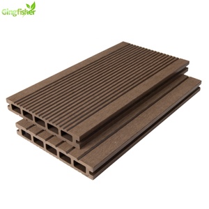 Phong cách hiện đại WPC Xây Dựng Mới xây dựng sàn decking 150 mét chiều rộng chải kỹ thuật cho sử dụng ngoài trời - Product Image 2