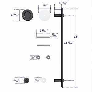 Poignées de porte modernes et minimalistes en verre et en bois, quincaillerie pratique pour l'ameublement de la maison, hôtel, gîte, cour - Product Image 2