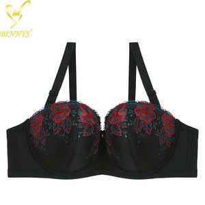 BINNYS Plus Size 42F Sujetador De Talla Grande traspirante Soutien Gorge Big Cup con ferretto da donna spingere verso l'alto <span class=keywords><strong>reggiseni</strong></span> a <span class=keywords><strong>balconcino</strong></span> - Product Image 6