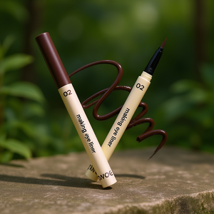 เมคกิ้นอายไลเนอร์ 02 เบิร์นท์ บราวน์ สูตรเคบิวตี้ สำหรับทุกสภาพผิว - Product Image 3