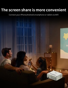 Proyector de 800 ANSI Lúmenes con Descuento de Fábrica, Alta Luminosidad, 1920x1080P, Enfoque Automático, Keystone, WiFi, BT, para Cine en Casa, Uso Diurno - Product Image 4