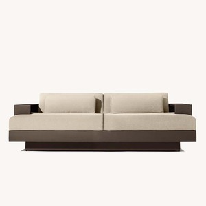 Ngoài trời Vườn sofa đặt khung nhôm sofa và Bàn cà phê không thấm nước đồ nội thất sân thượng sofa bộ đồ nội thất - Product Image 3