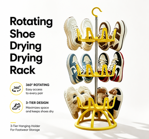 Range-chaussures pliable et empilable en PP importé avec logo personnalisé – Organisateur portable de haute qualité pour un rangement et un séchage faciles - Product Image 1